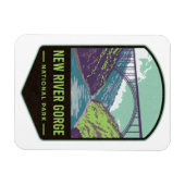 National Park der New River Gorge Magnet (Horizontal)
