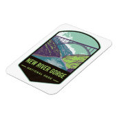 National Park der New River Gorge Magnet (Linke Seite)