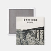 National Park der New River Gorge Magnet (Vorderseite/Rückseite)