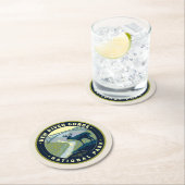 National Park der New River Gorge Runder Pappuntersetzer (Vor Ort)