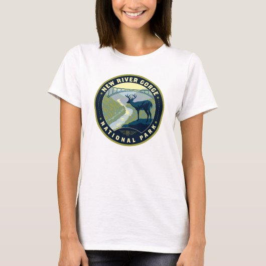 National Park der New River Gorge T-Shirt (Vorderseite)
