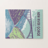 National Park der New River Gorge West Virginia Br Puzzle (Horizontal)