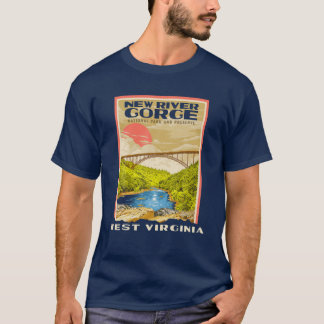National Park der New River Gorge West Virginia Ra T-Shirt