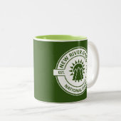 National Park der New River Gorge Zweifarbige Tasse (VorderseiteRechts)