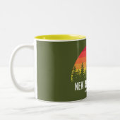 National Park der New River Gorge Zweifarbige Tasse (Links)