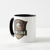 National Park der Windhöhlen - Illustration Retro  Tasse (Vorderseite Links)