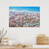 National Park Landscape North Cascades (keine Etik Poster (Küche)