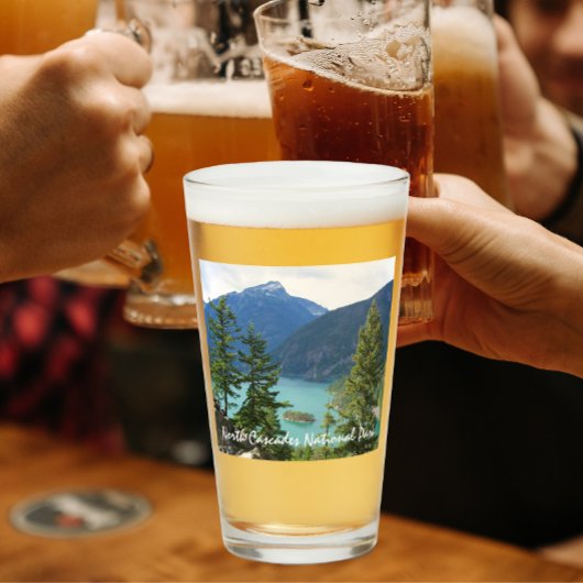 National Park Landschaft von North Cascades Glas