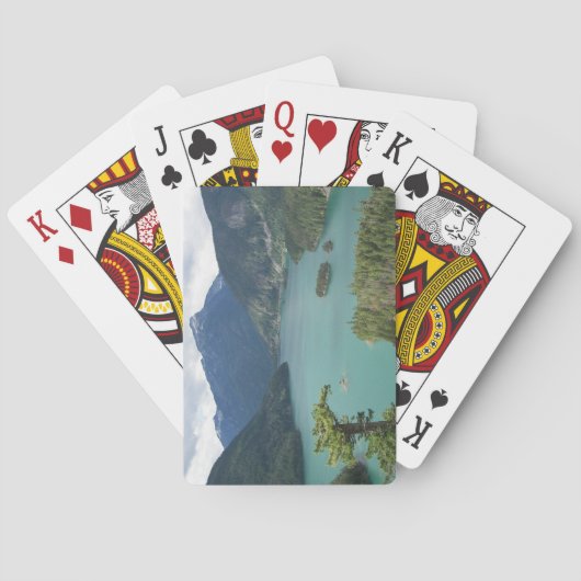 National Park Landschaft von North Cascades Spielkarten (Rückseite)