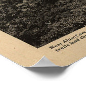 National Park Map Great Smoky Mountains (1941) Poster (Ecke)