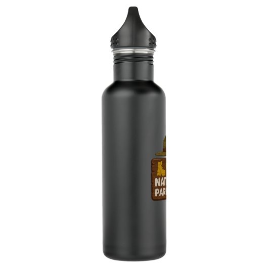 National Park Nerd Premium Edelstahlflasche (Links)