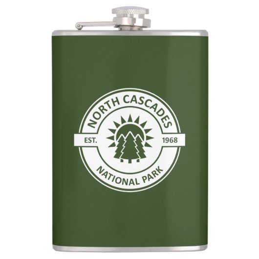 National Park North Cascades Flachmann (Vorderseite)