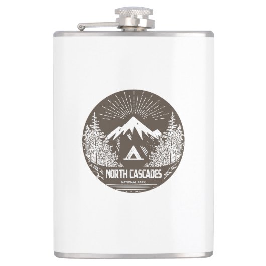 National Park North Cascades Flachmann (Vorderseite)