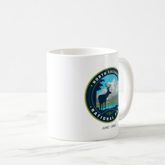 National Park North Cascades Kaffeetasse (VorderseiteRechts)