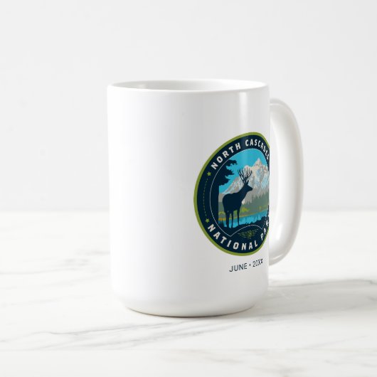 National Park North Cascades Kaffeetasse (VorderseiteRechts)