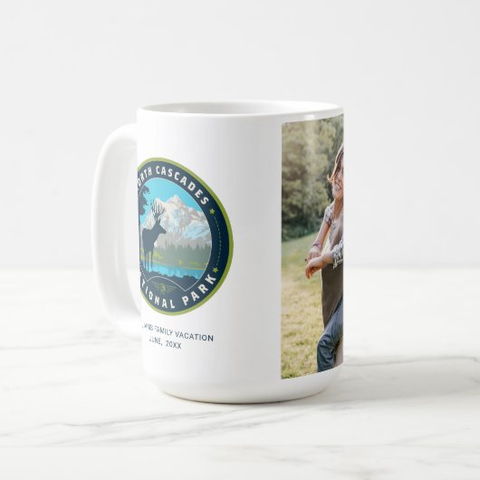 National Park North Cascades Kaffeetasse (Vorderseite Links)
