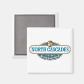 National Park North Cascades Magnet (Vorderseite/Rückseite)