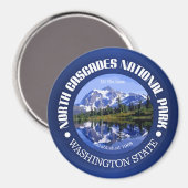 National Park North Cascades Magnet (Vorderseite/Rückseite)