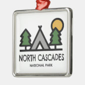 National Park North Cascades Ornament Aus Metall (Links)
