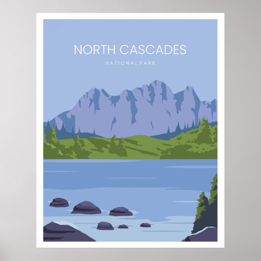 National Park North Cascades Poster (Vorne)