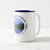 National Park North Cascades Zweifarbige Tasse (VorderseiteRechts)