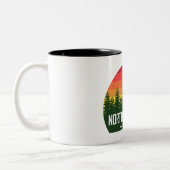 National Park North Cascades Zweifarbige Tasse (Links)