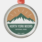 National Park North York Moors Ornament Aus Metall (Vorne)