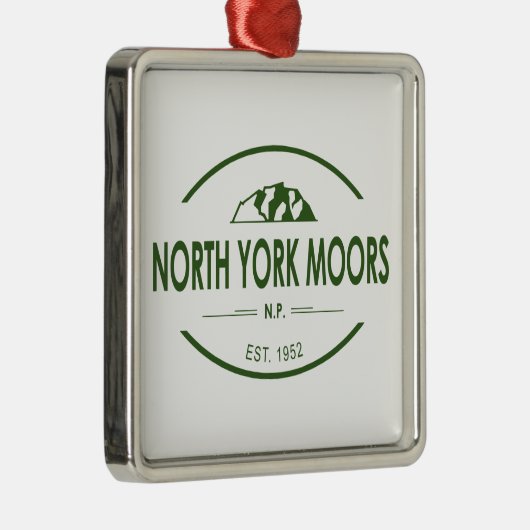 National Park North York Moors Ornament Aus Metall (Rechts)