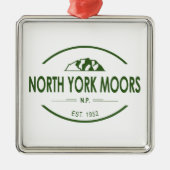 National Park North York Moors Ornament Aus Metall (Vorne)