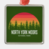 National Park North York Moors Ornament Aus Metall (Vorne)
