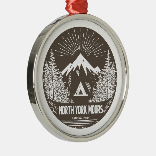 National Park North York Moors Ornament Aus Metall (Rechts)