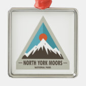 National Park North York Moors Ornament Aus Metall (Vorne)