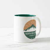 National Park North York Moors Zweifarbige Tasse (VorderseiteRechts)