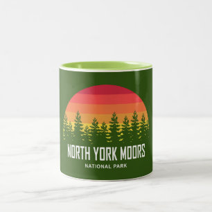 National Park North York Moors Zweifarbige Tasse