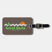 National Park Retro Gepäckanhänger (Vorderseite horizontal)