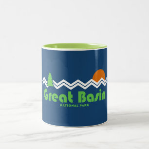 National Park Retro Zweifarbige Tasse