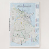 National Park Service Region Karte Puzzle (Vertikal)