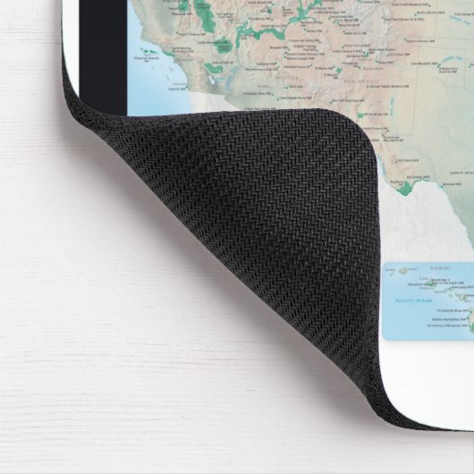 National Park Service-Systems-Karte Mousepad (Ecke)