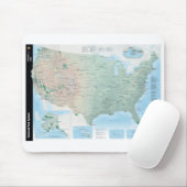 National Park Service-Systems-Karte Mousepad (Mit Mouse)
