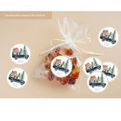 National Park Stickers Round-Label