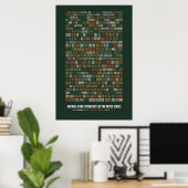 National Park System Units of the US (417) Poster (Heimbüro)