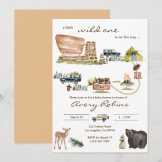 National Park Thema Einladung Baby Dusche