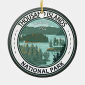 National Park Thousand Islands Abzeichen Keramik Ornament (Hinten)