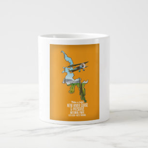 National Park und Erhaltung der New River Gorge. Jumbo-Tasse