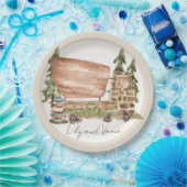 National Park Van Road Trip Paper Plate Pappteller (Party)