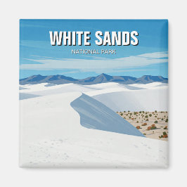 National Park White Sands New Mexico Magnet