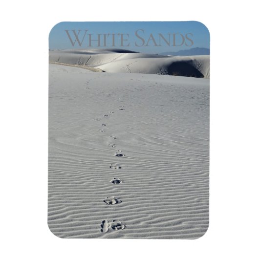 National Park White Sands New Mexico Magnet (Vertikal)