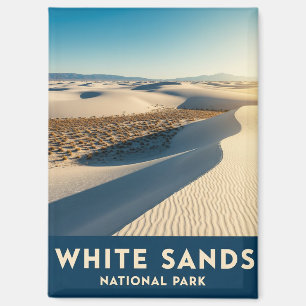 National Park White Sands New Mexico Magnet