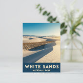National Park White Sands New Mexico Postkarte (Stehend Vorderseite)
