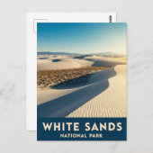 National Park White Sands New Mexico Postkarte (Vorne/Hinten)